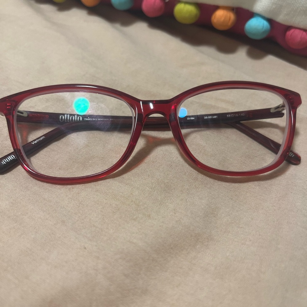 Ottoto Burgundy Eyeglass Frames